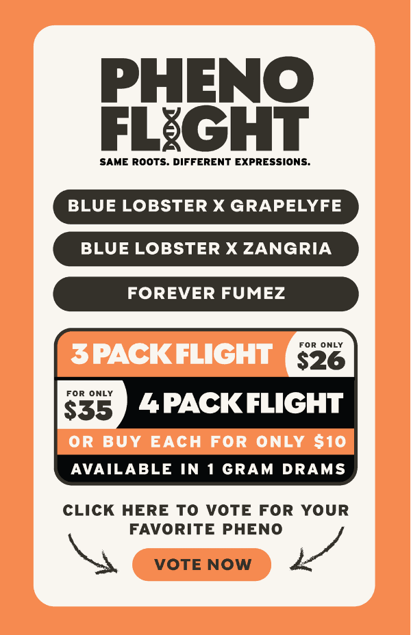 Pheno Flight 3-Pack $26, 4-Pack $35