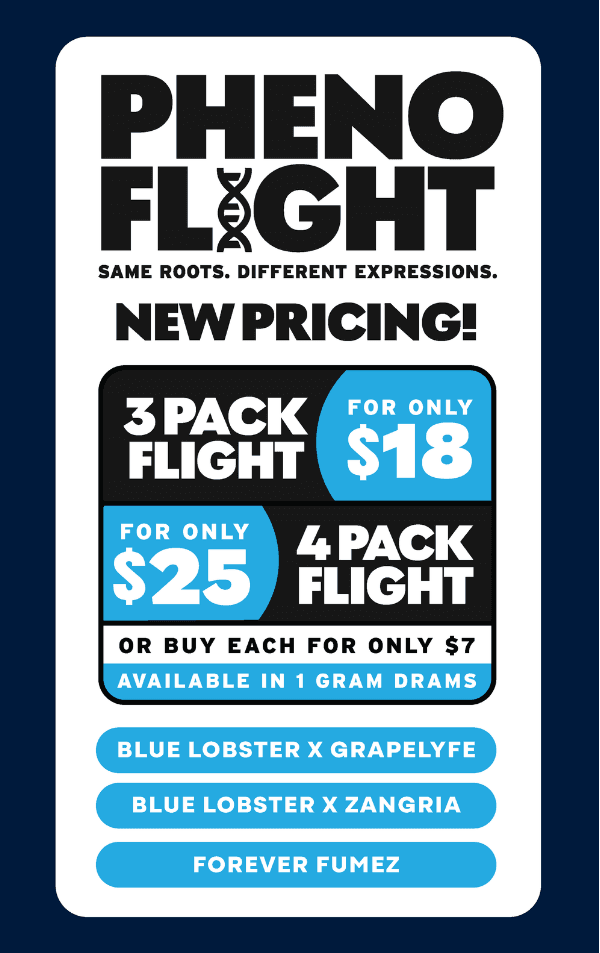 New Pricing: 3-Pack $18, 4-Pack $25 - Cannabis deal image