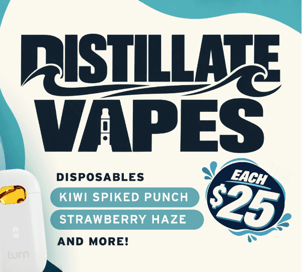 Distillate Vapes $25 Each