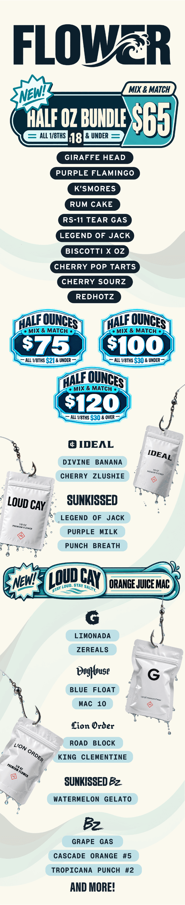 Flower Deals: Ounces, Half Ounces & Mix & Match - Cannabis deal image