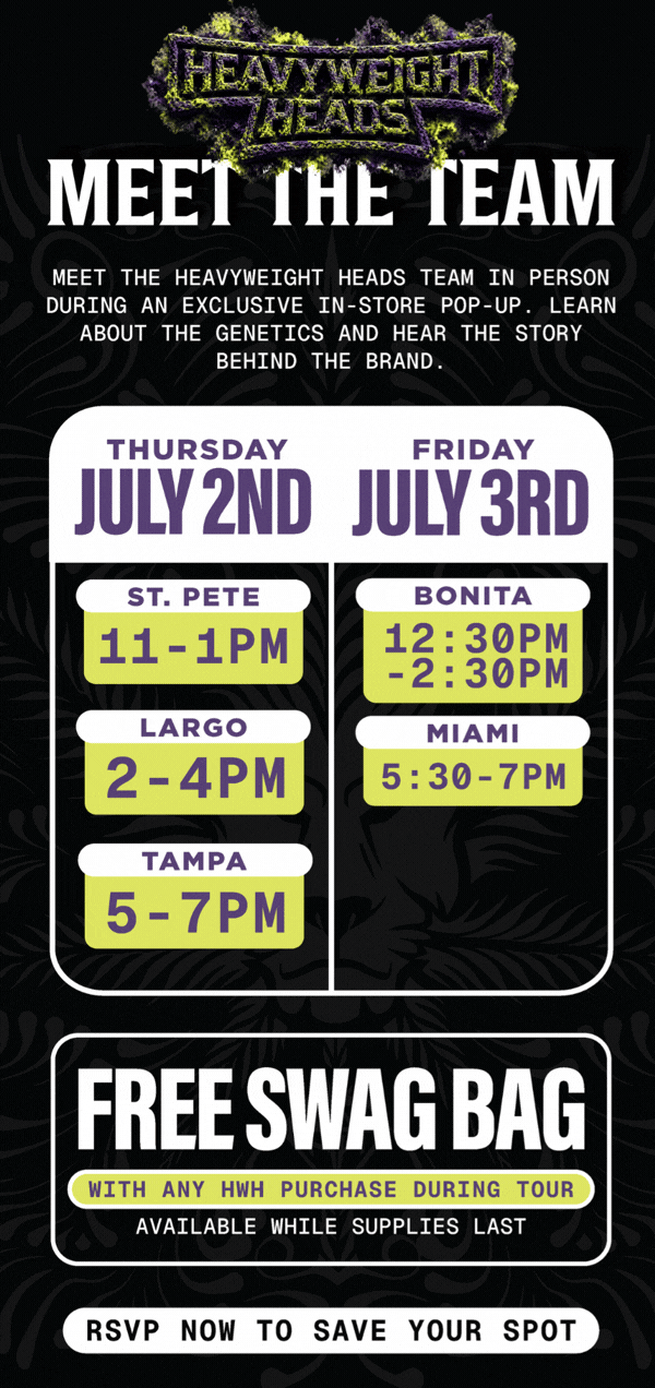 Meet the Team & Free Swag Bag - Cannabis deal image