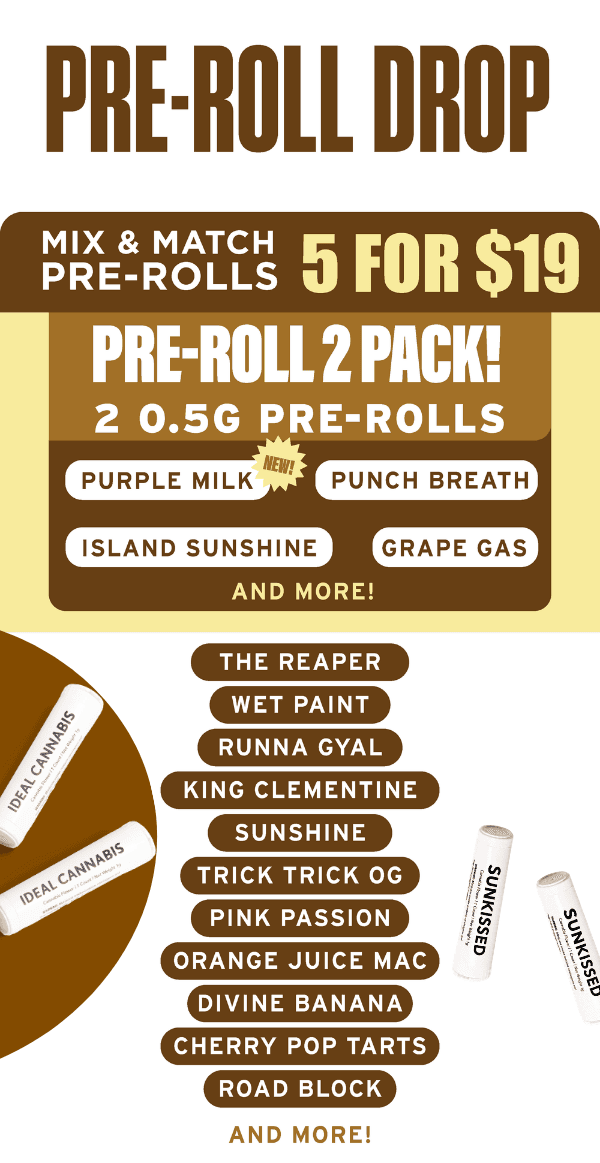 Pre-Roll Deals: Mix & Match & 2-Packs - Cannabis deal image
