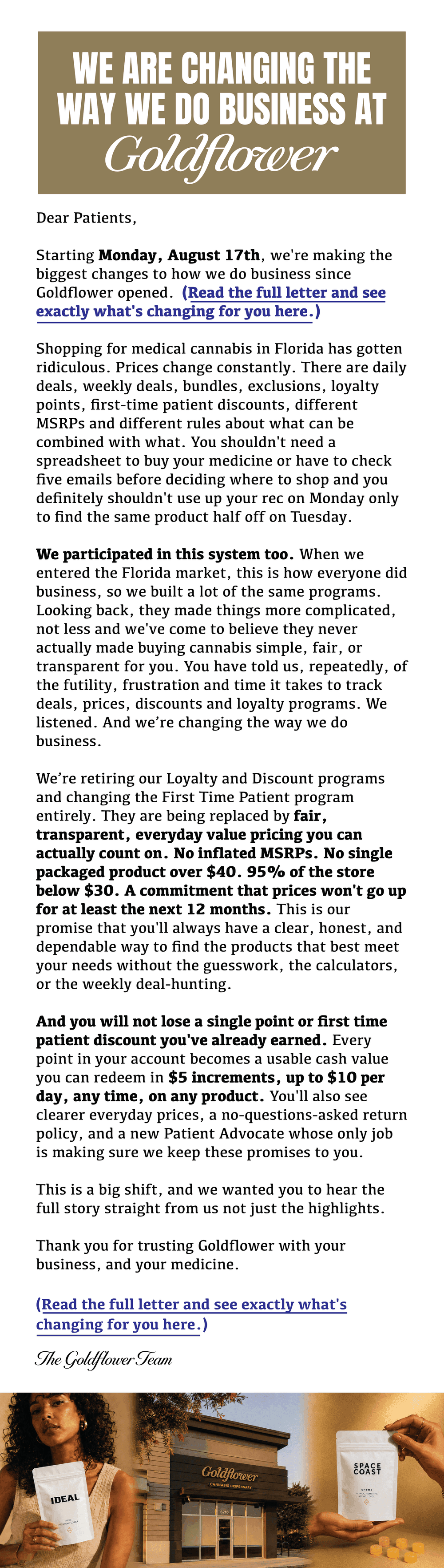 New Pricing: No Inflated MSRPs, Value Pricing