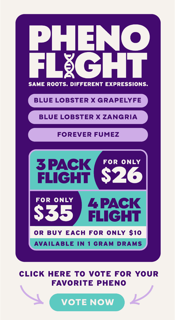 Pheno Flight 3-Pack for $26 & 4-Pack for $35