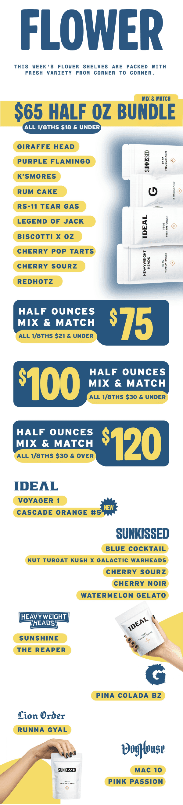 Half Ounces Mix & Match Deals