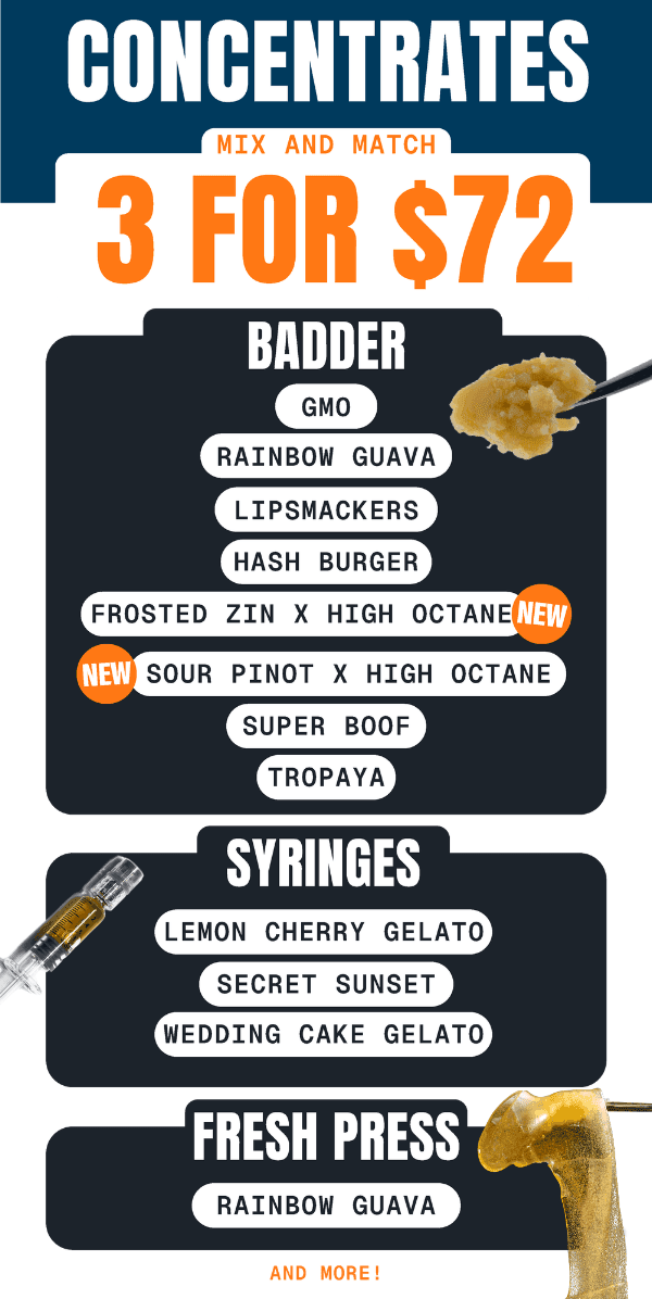 Mix & Match Concentrates: 3 for $72
