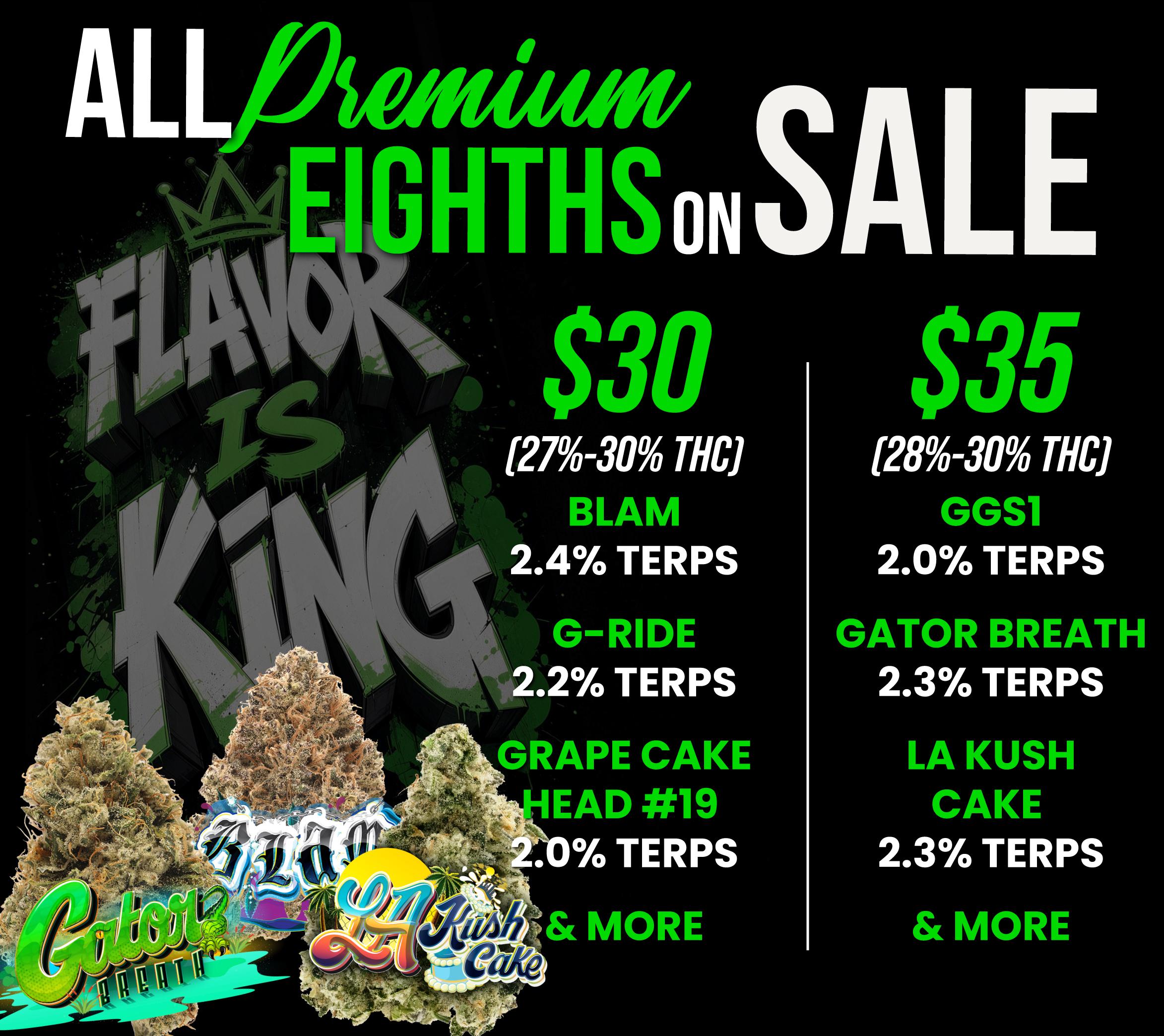 Premium Eighths on Sale - Cannabis deal image