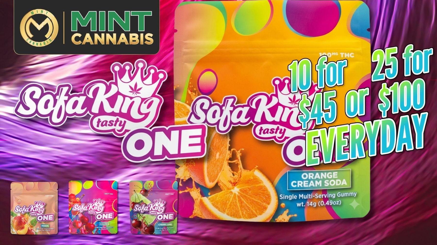 Sofa King ONE Gummies Deals Everyday - Cannabis deal image