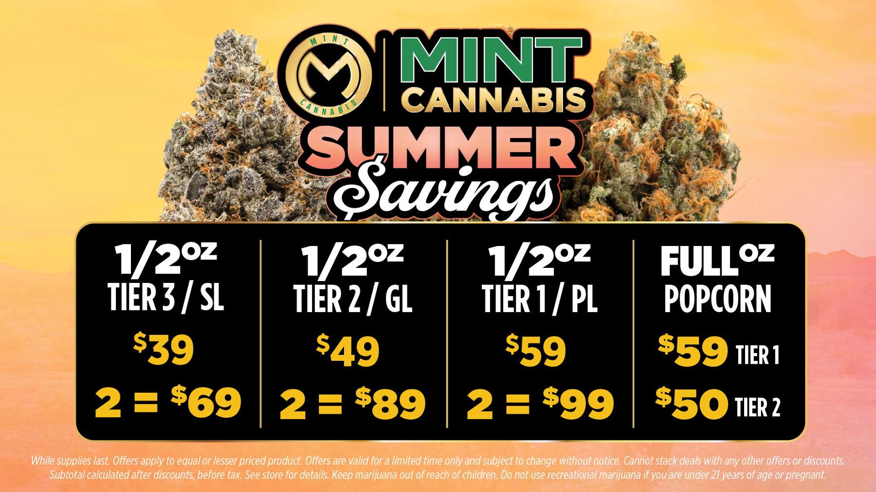 Summer Savings on Flower - Cannabis deal image
