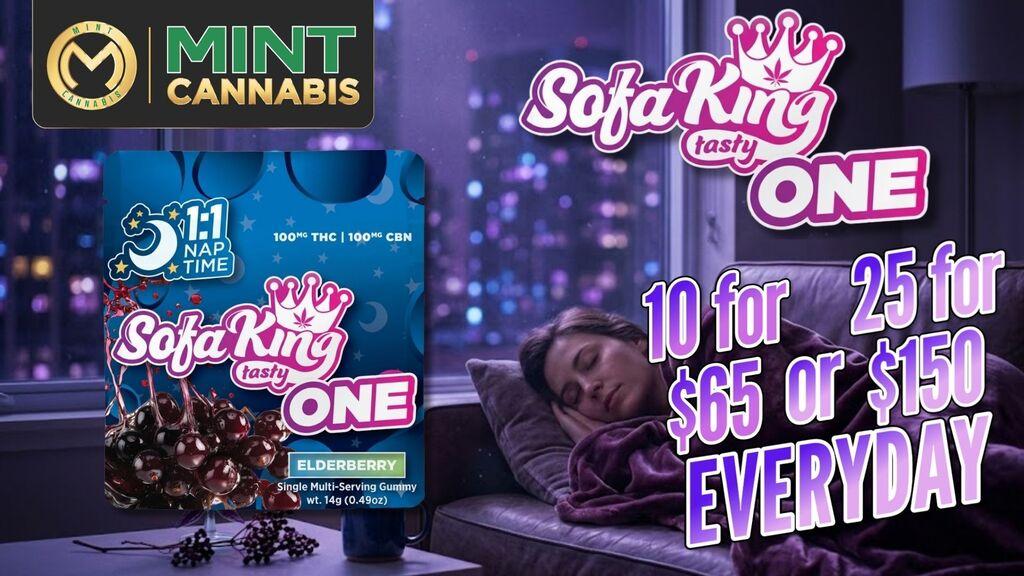 Sofa King Tasty ONE Gummy Deals Everyday