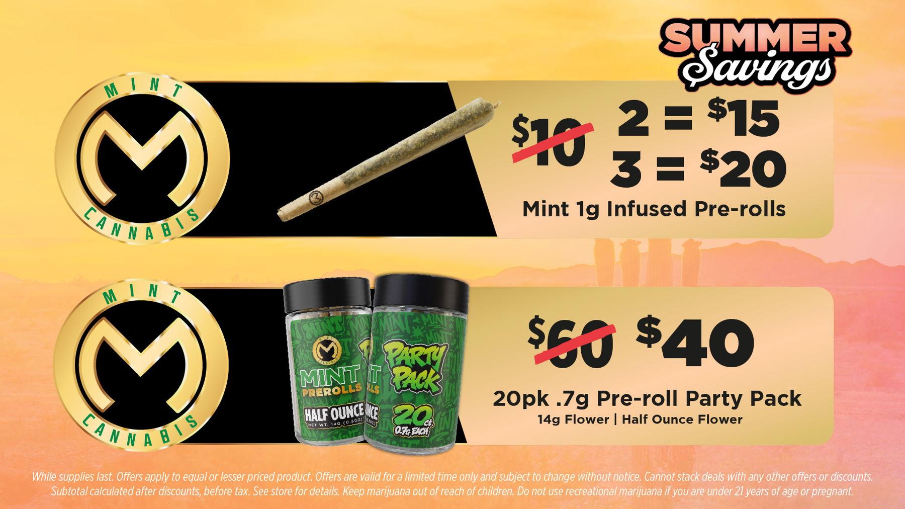 Summer Savings on Pre-rolls