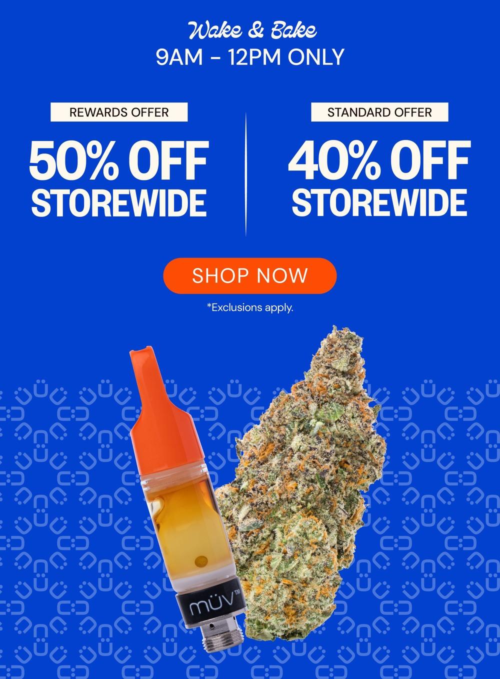 Wake & Bake: 50% or 40% Off Storewide