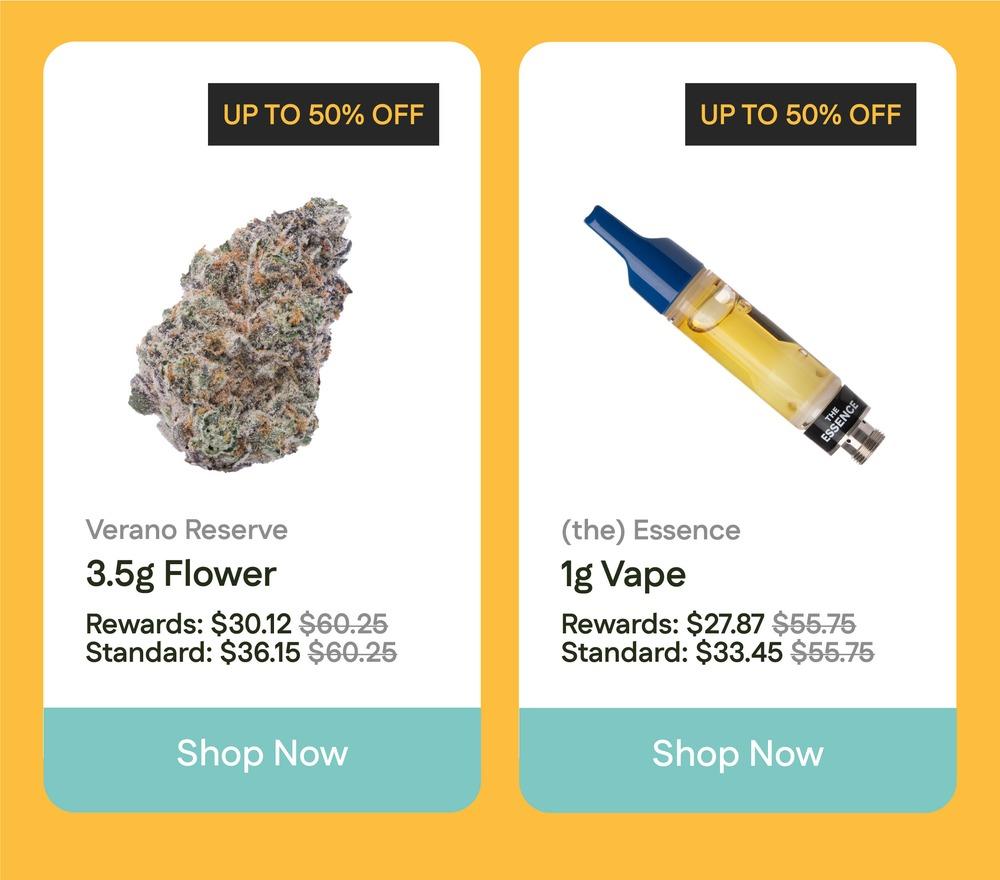 Up to 50% Off Flower and Vapes - Cannabis deal image