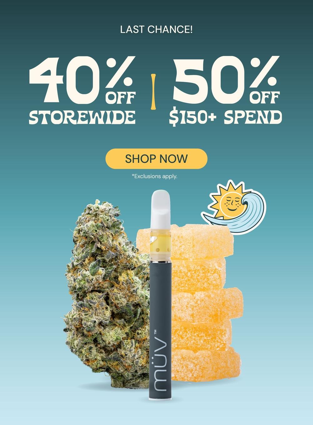 Storewide & Spend Discounts - Last Chance!