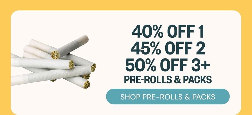 Tiered Pre-Roll & Pack Discounts