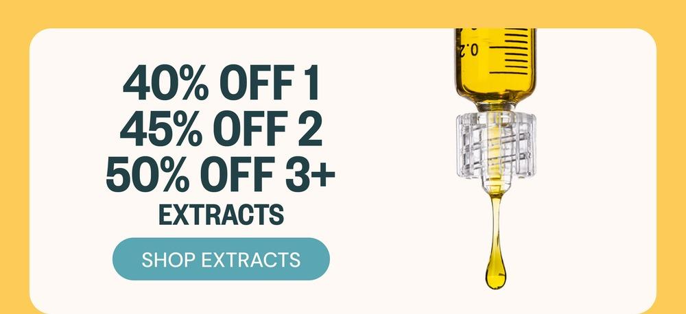 Tiered Discounts on Extracts