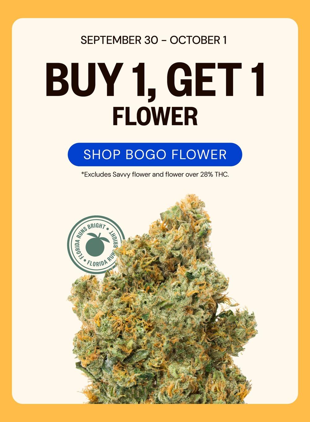 Buy 1 Get 1 Free Flower Event - Cannabis deal image