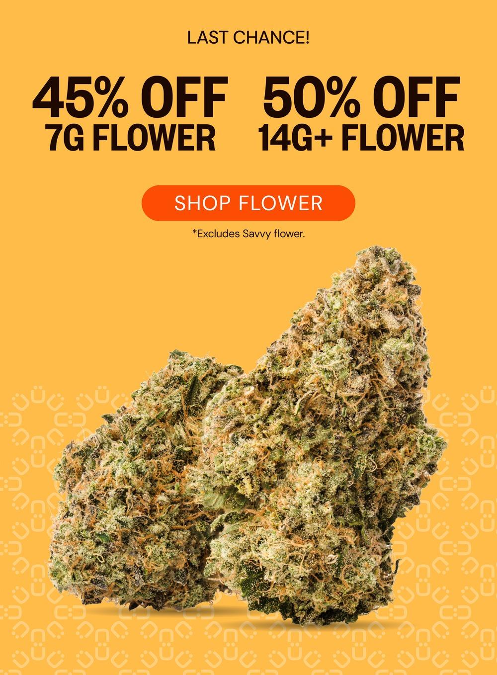 45% & 50% Off Flower Deals