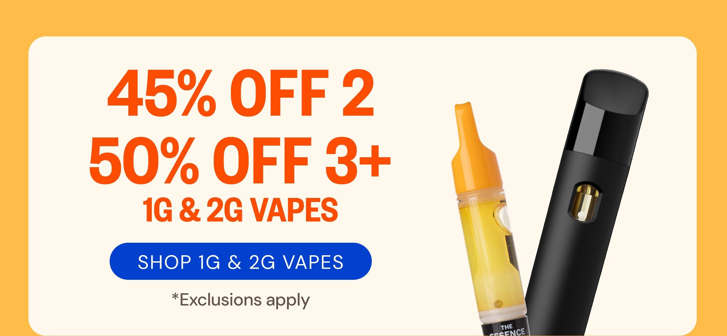 Bulk Vape Deals: 45% Off 2, 50% Off 3+