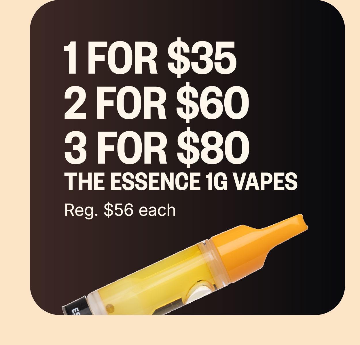 The Essence 1G Vape Deals - Cannabis deal image