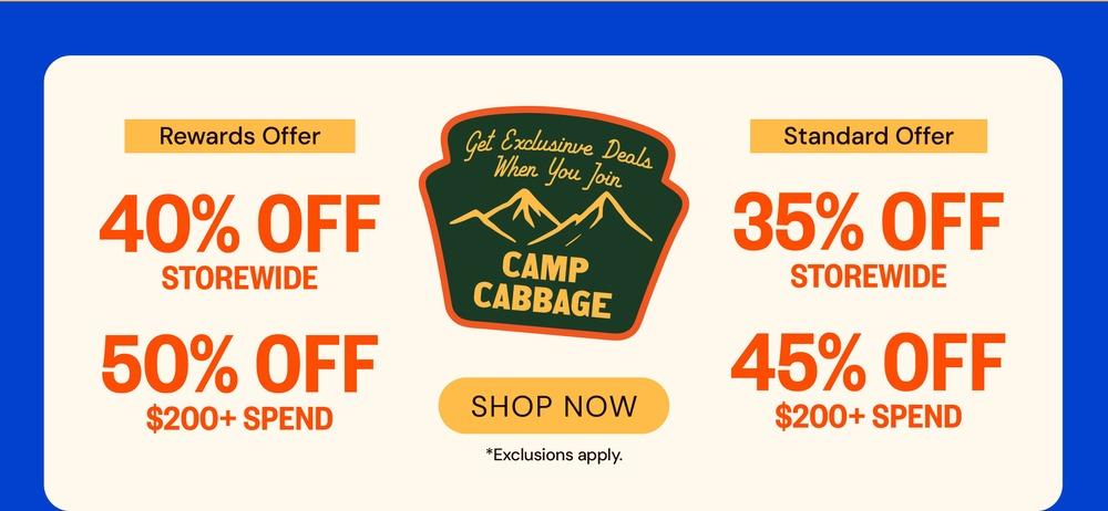 Up to 50% Off Storewide Deals
