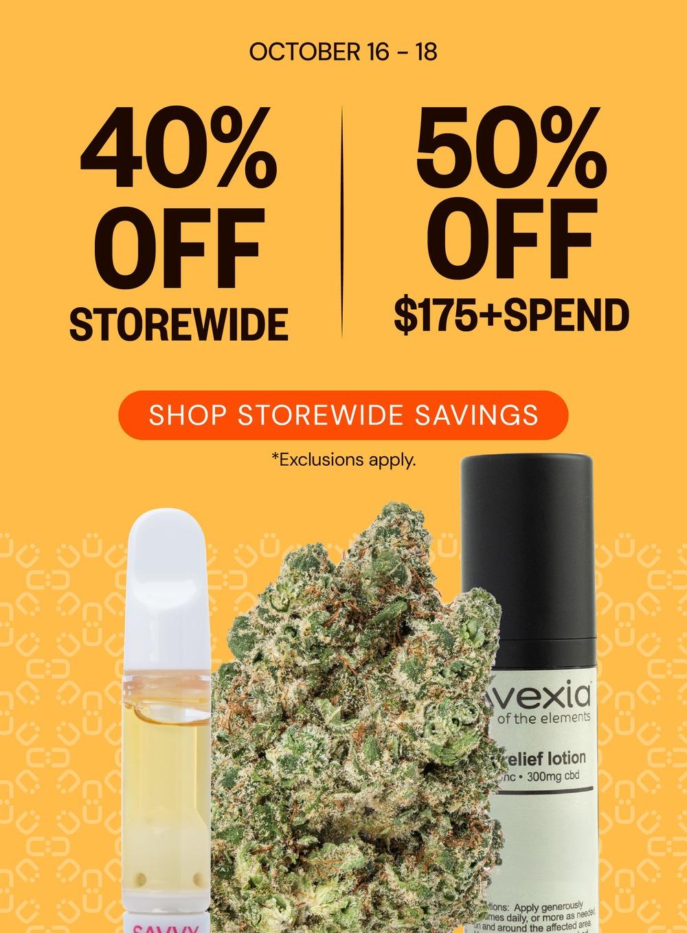 40% Off Storewide & 50% Off $175+ Spend