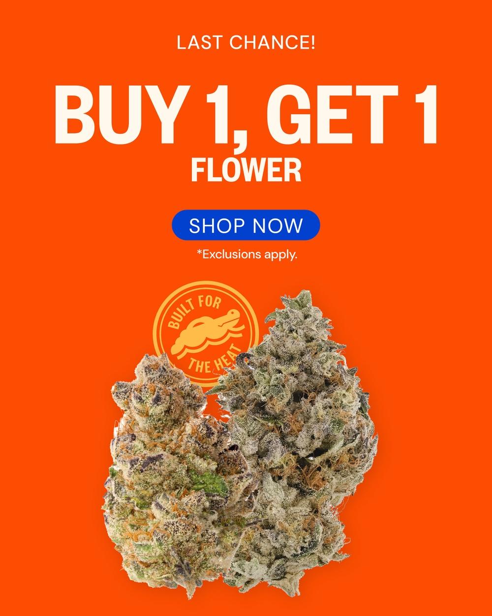 Last Chance BOGO Flower Deal - Cannabis deal image