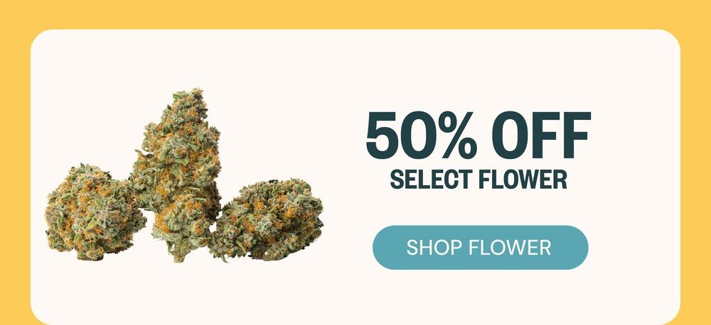 50% Off Select Flower Deals
