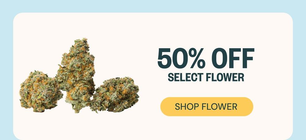 50% Off Select Flower Deals