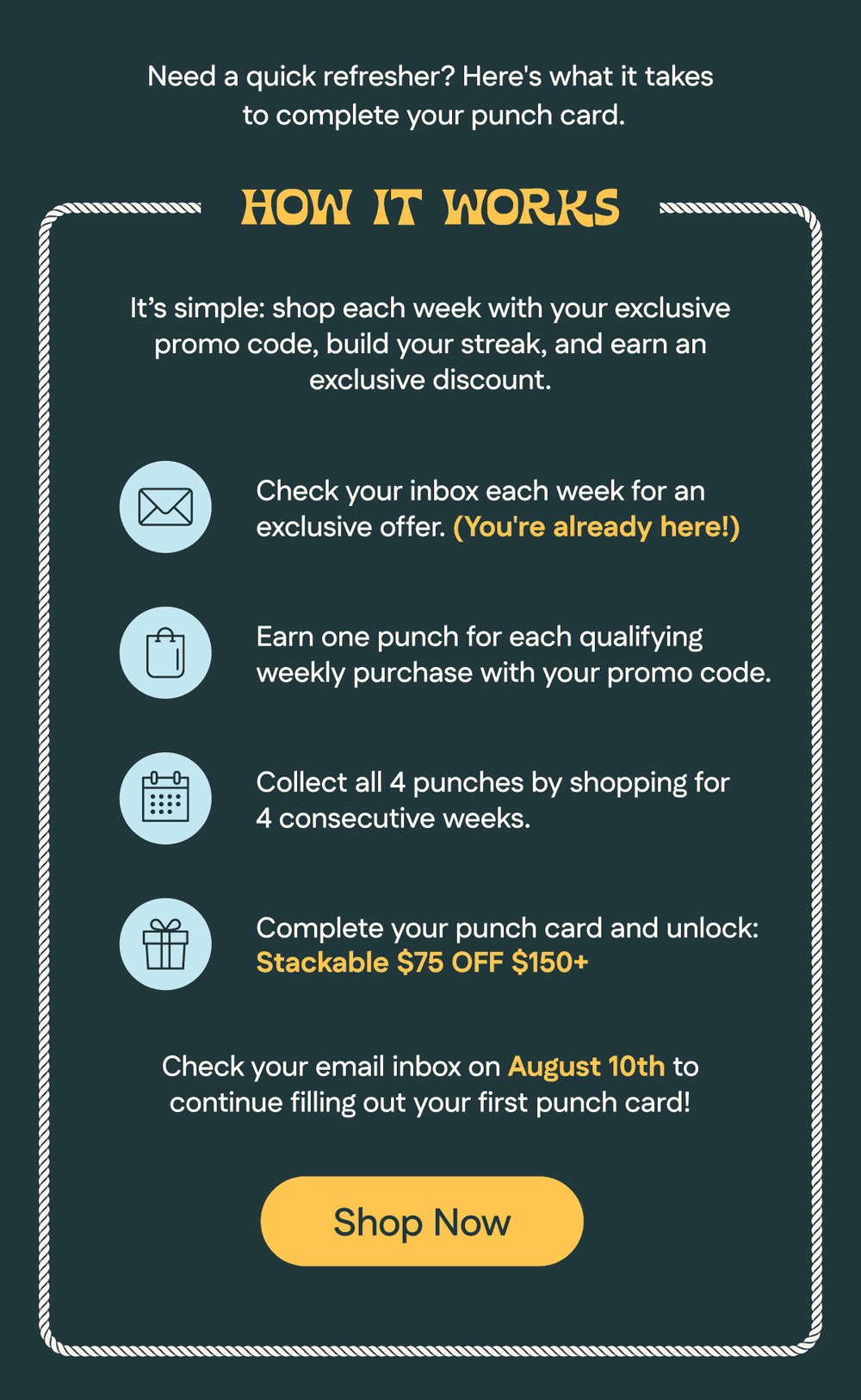 Earn Rewards with Punch Card Program - Cannabis deal image