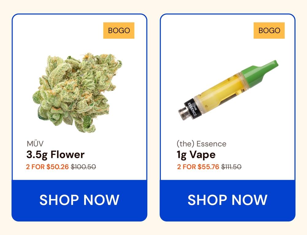 BOGO Deals on Flower and Vapes - Cannabis deal image
