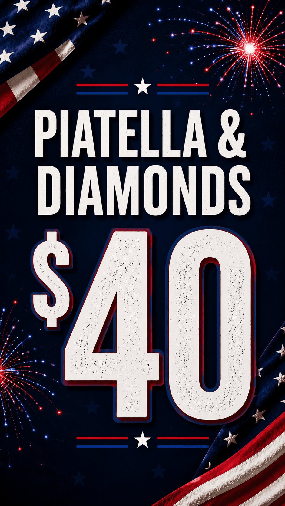 Piatella & Diamonds for $40 Deal - Cannabis deal image