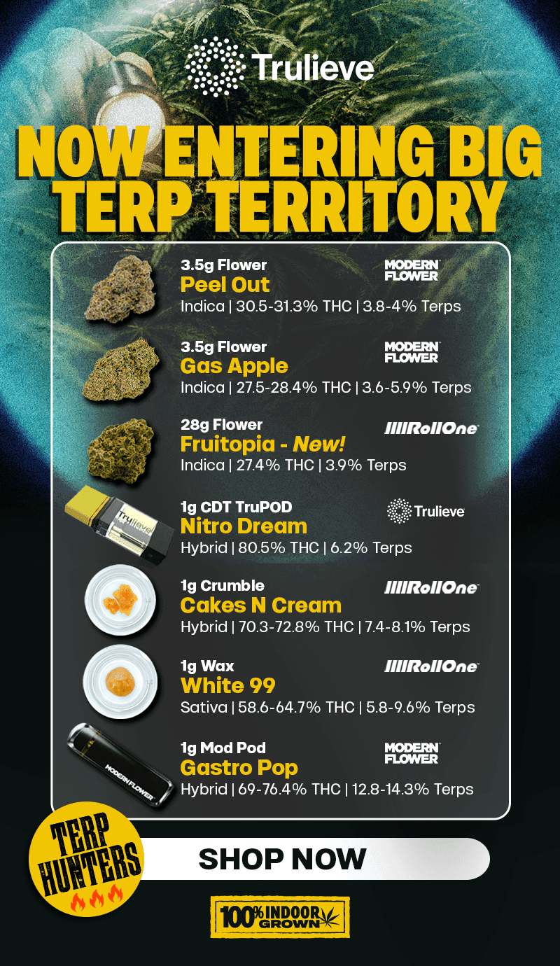Big Terp Deals: Flower, Vapes, Concentrates