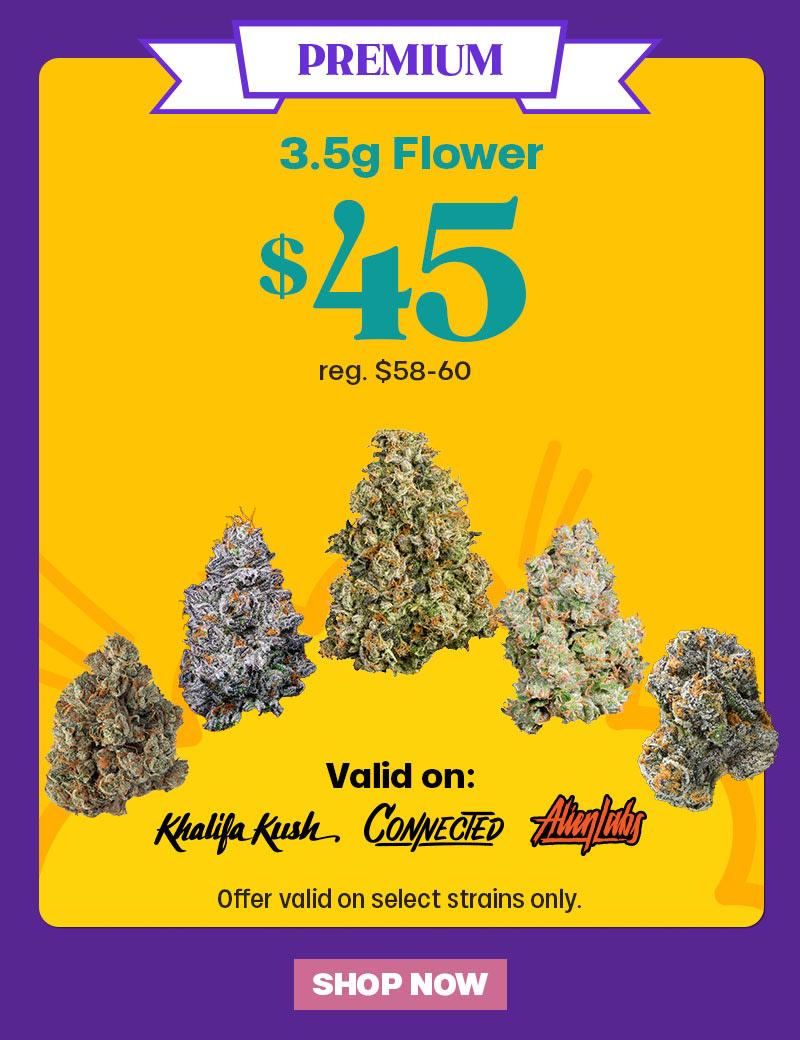 Premium Flower Deals on Select Strains