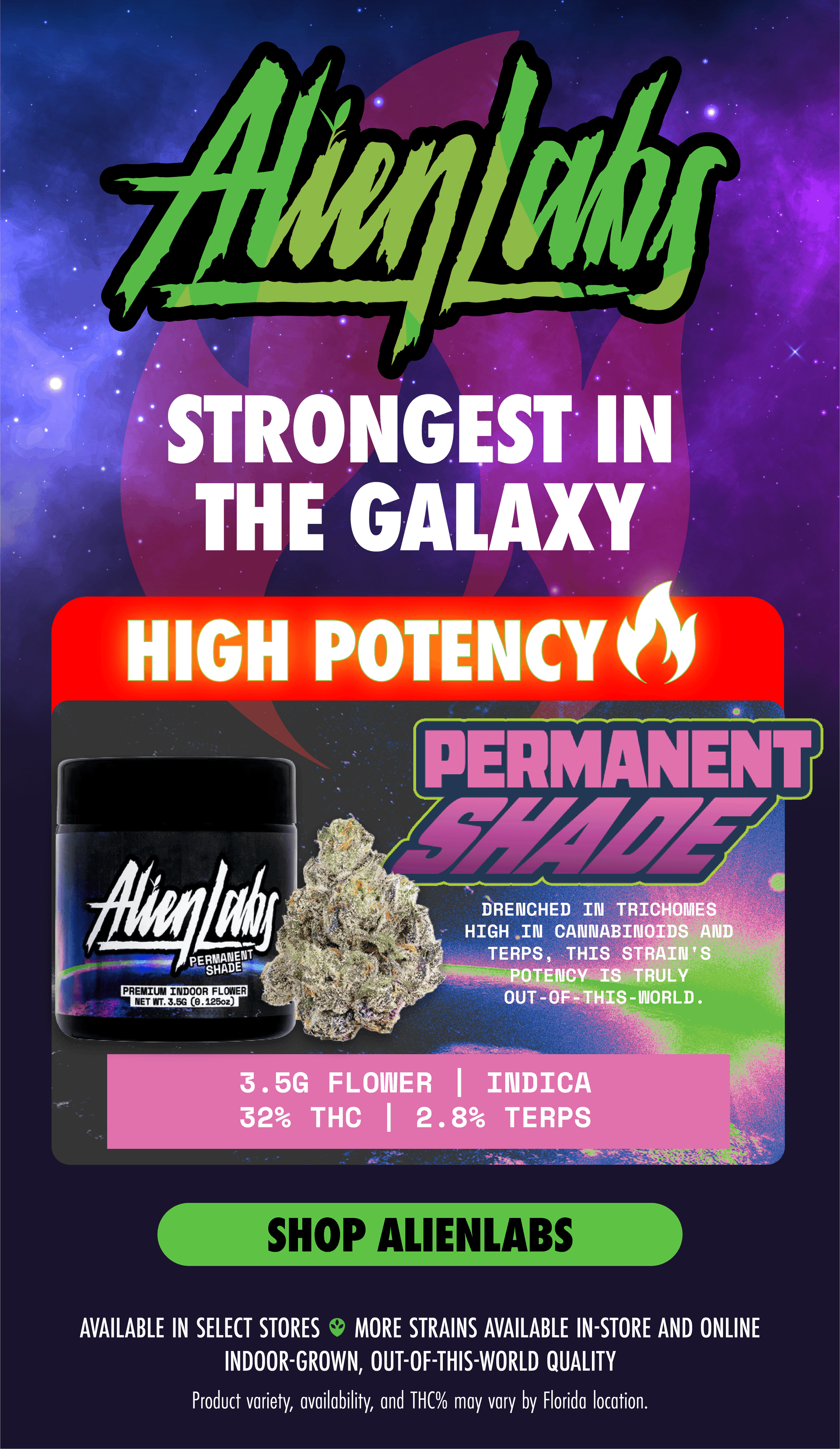 High Potency Flower Showcase