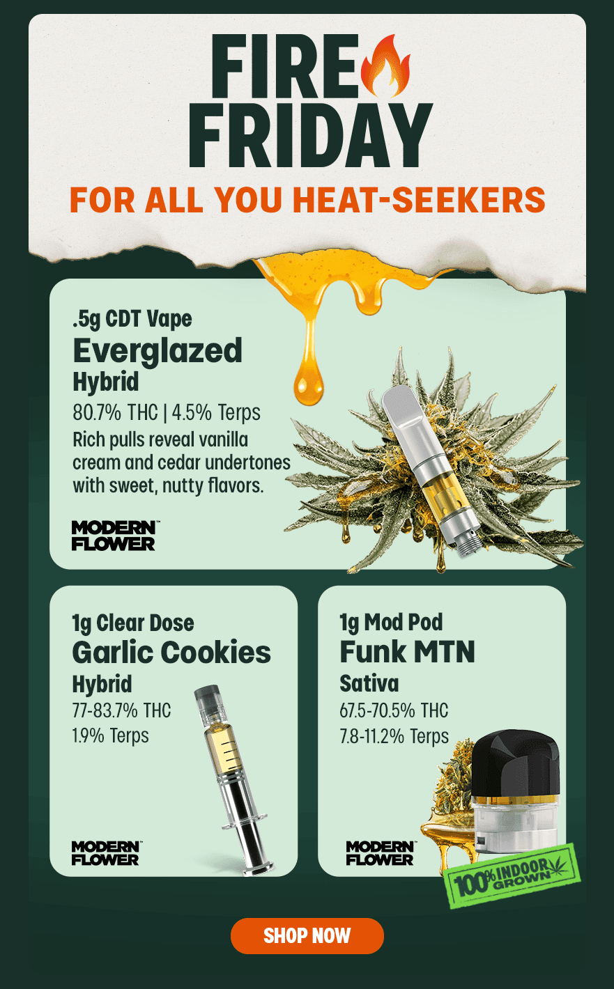 Fire Friday Featured Products Showcase - Cannabis deal image