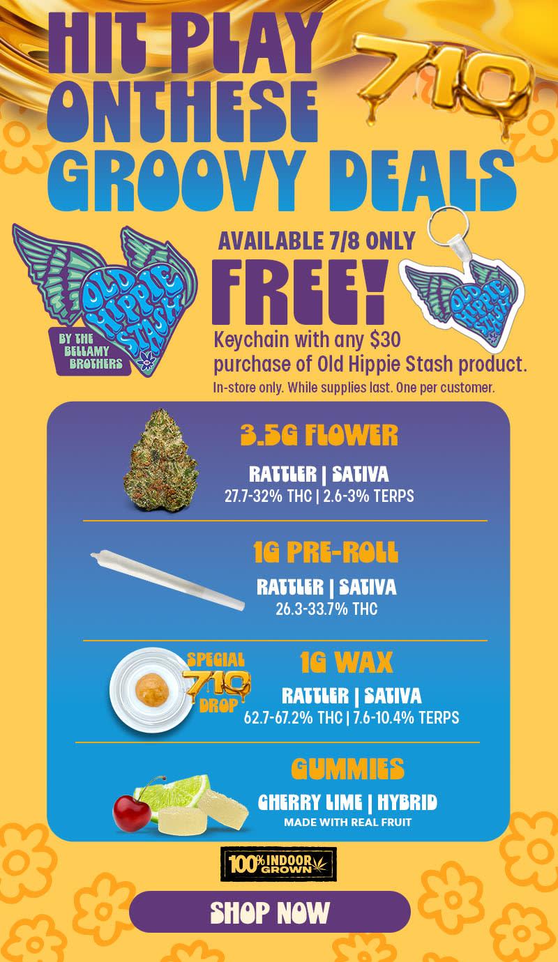 Groovy Deals: Free Keychain & Product Features - Cannabis deal image