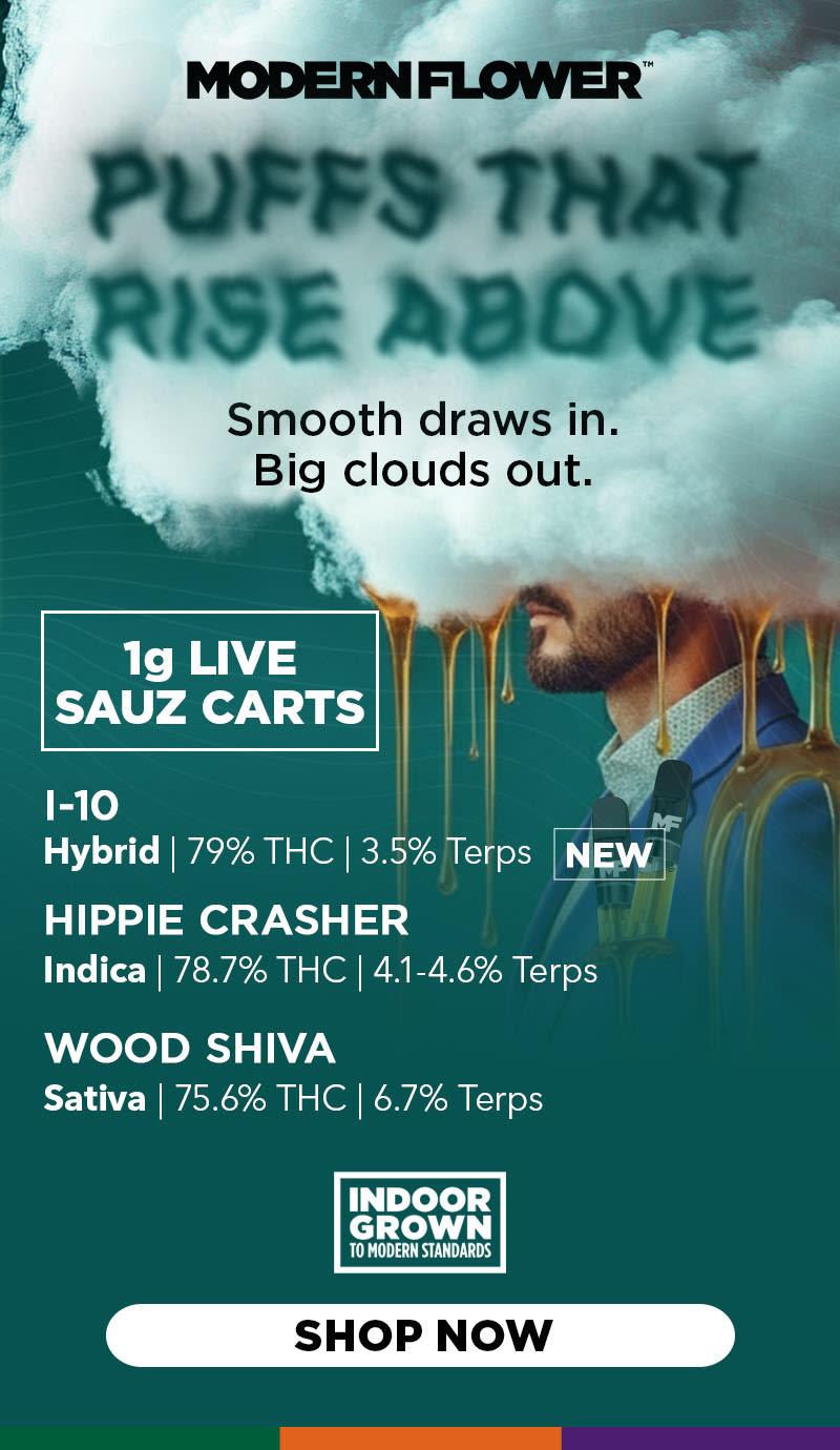 Featured: 1g Live Sauz Carts - Cannabis deal image