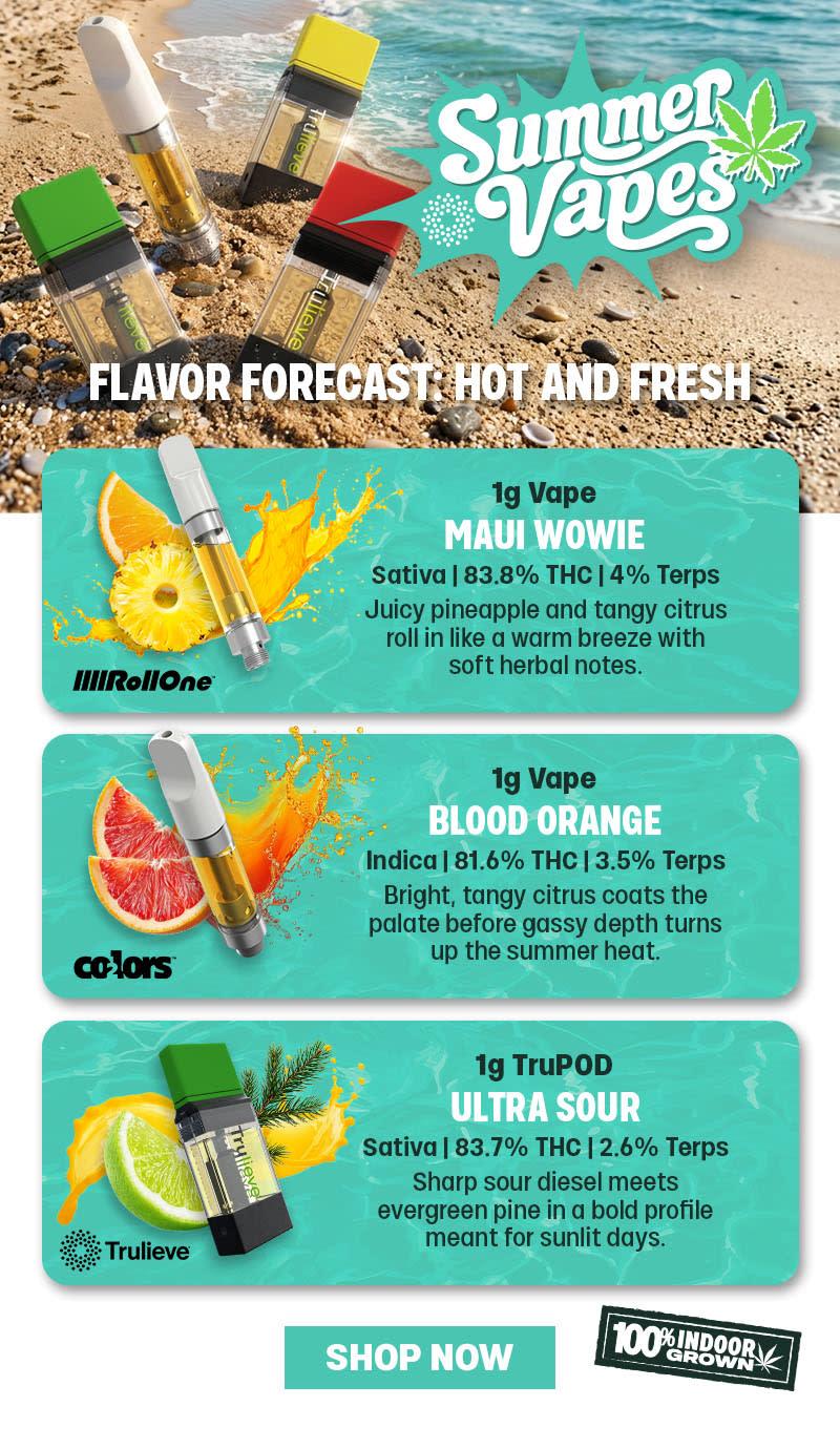 Summer Vapes Flavor Forecast Hot & Fresh - Cannabis deal image