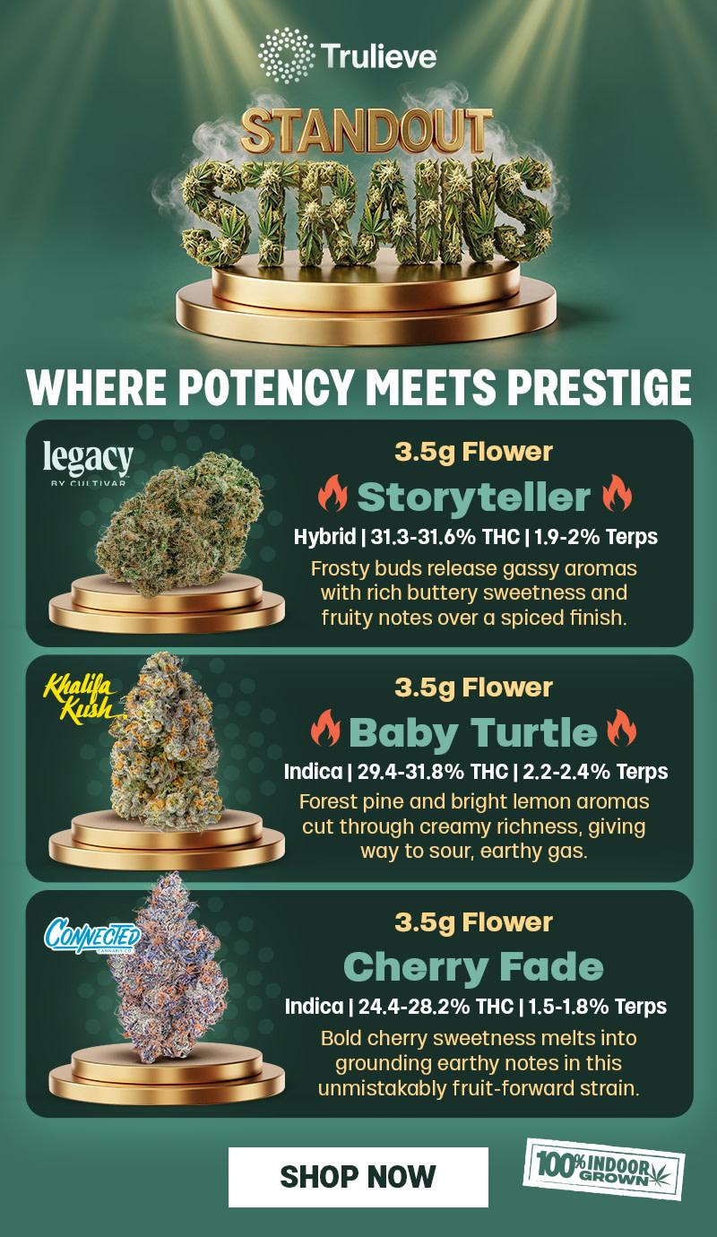 Standout Strains: Potency Meets Prestige - Cannabis deal image