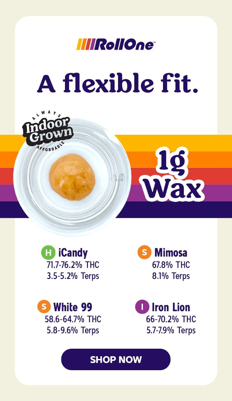 RollOne 1g Wax Strains - Cannabis deal image