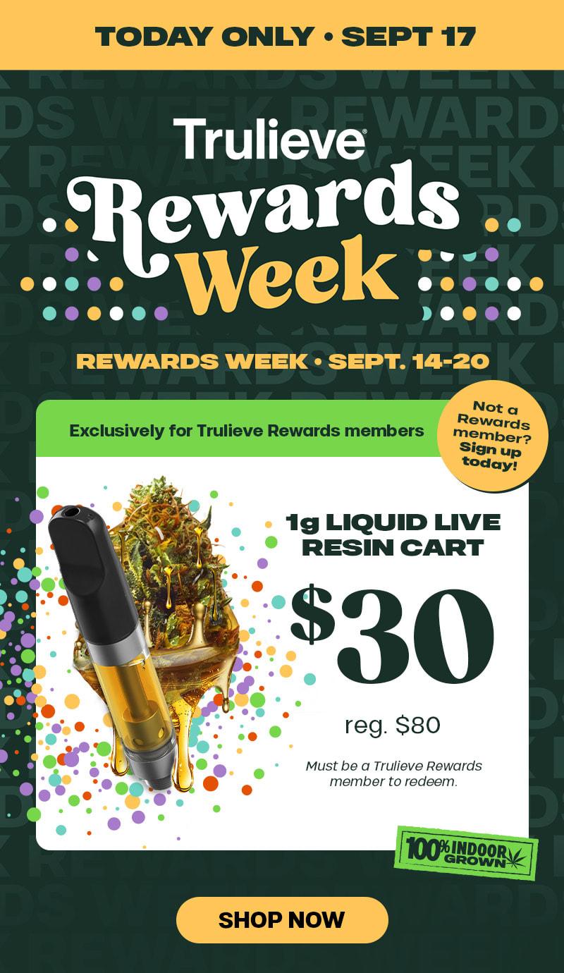 Rewards Week Deals: Today Only! - Cannabis deal image