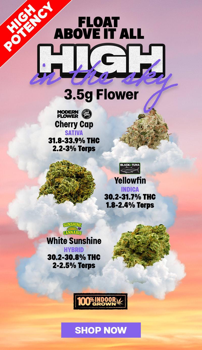 Featured High Potency Flower Strains - Cannabis deal image