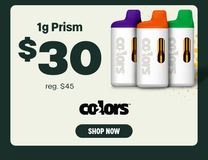 1g Prism Vapes for $30 - Cannabis deal image