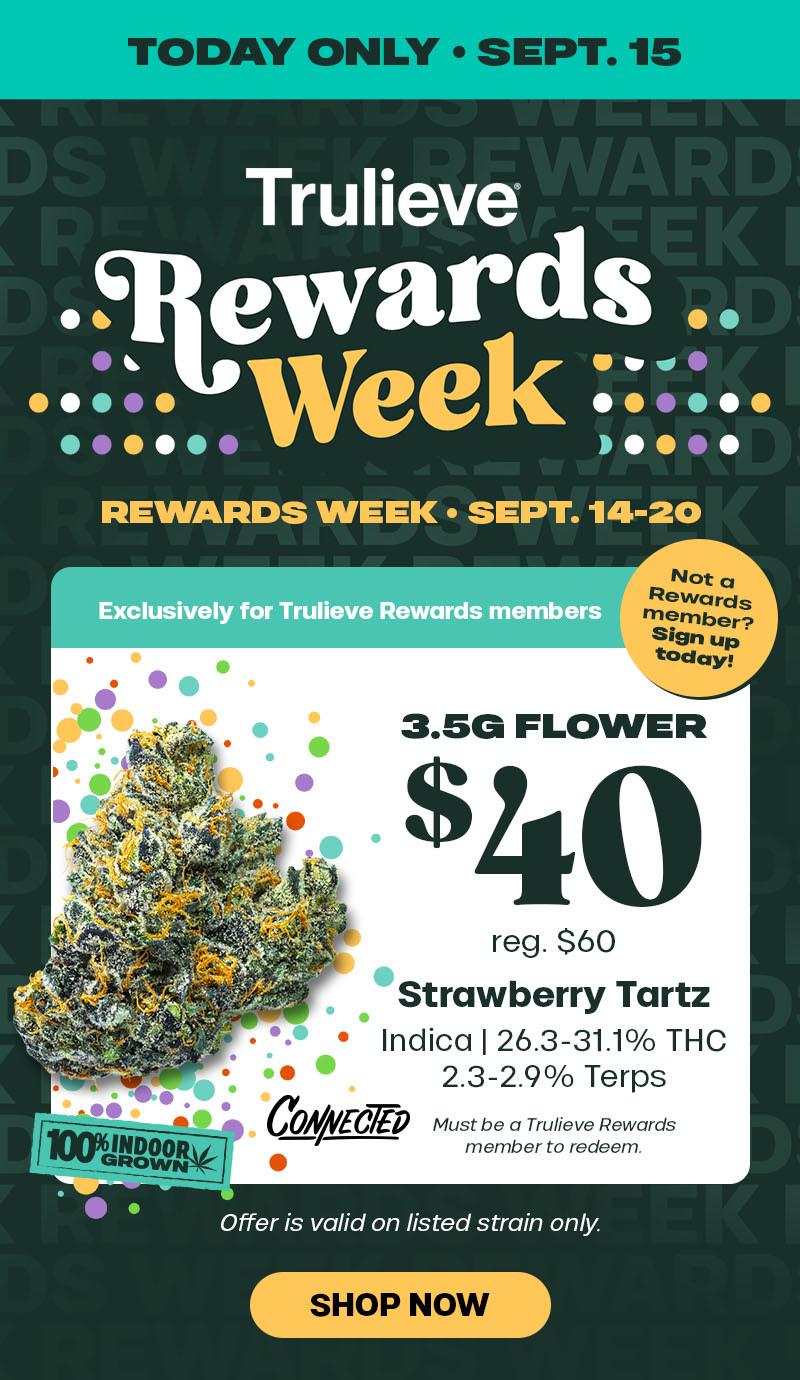 Rewards Week: Flower Deal & Membership Offers - Cannabis deal image