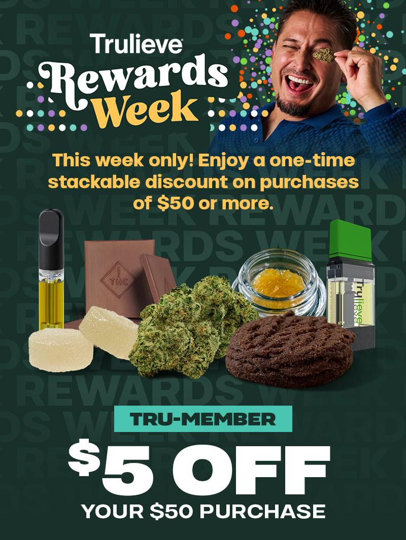 Rewards Week: $5 Off $50 Purchase