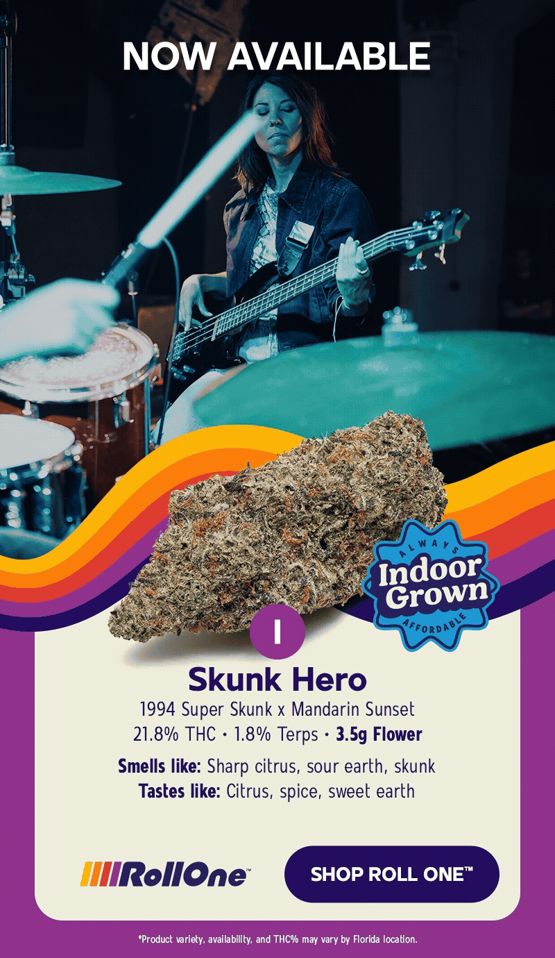 Now Available Skunk Hero Flower