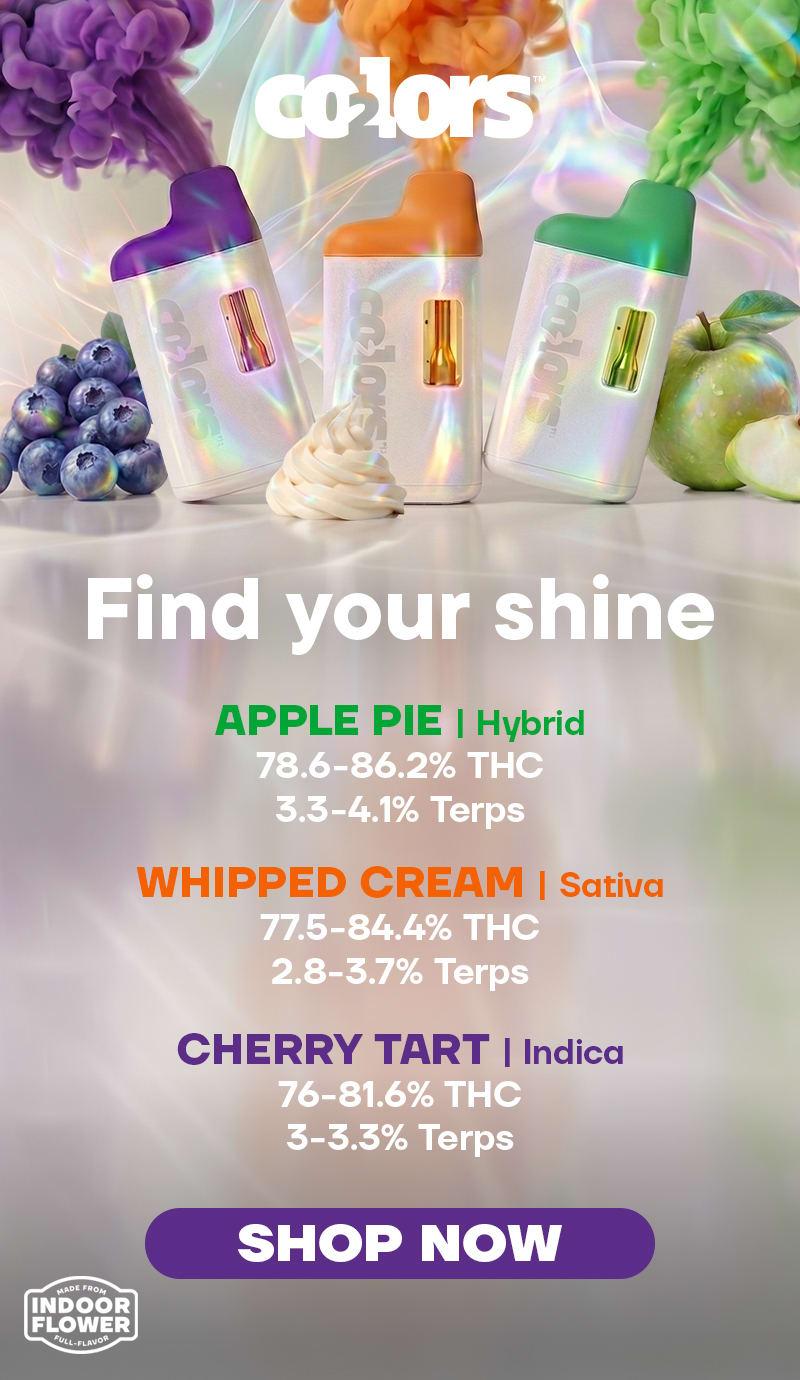 Colors Vapes: Three Strain Flavors - Cannabis deal image