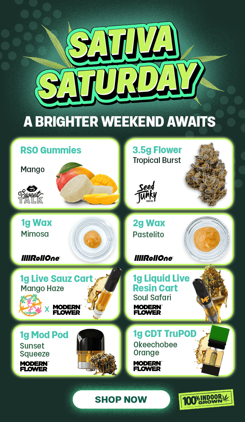 Sativa Saturday Specials - Cannabis deal image