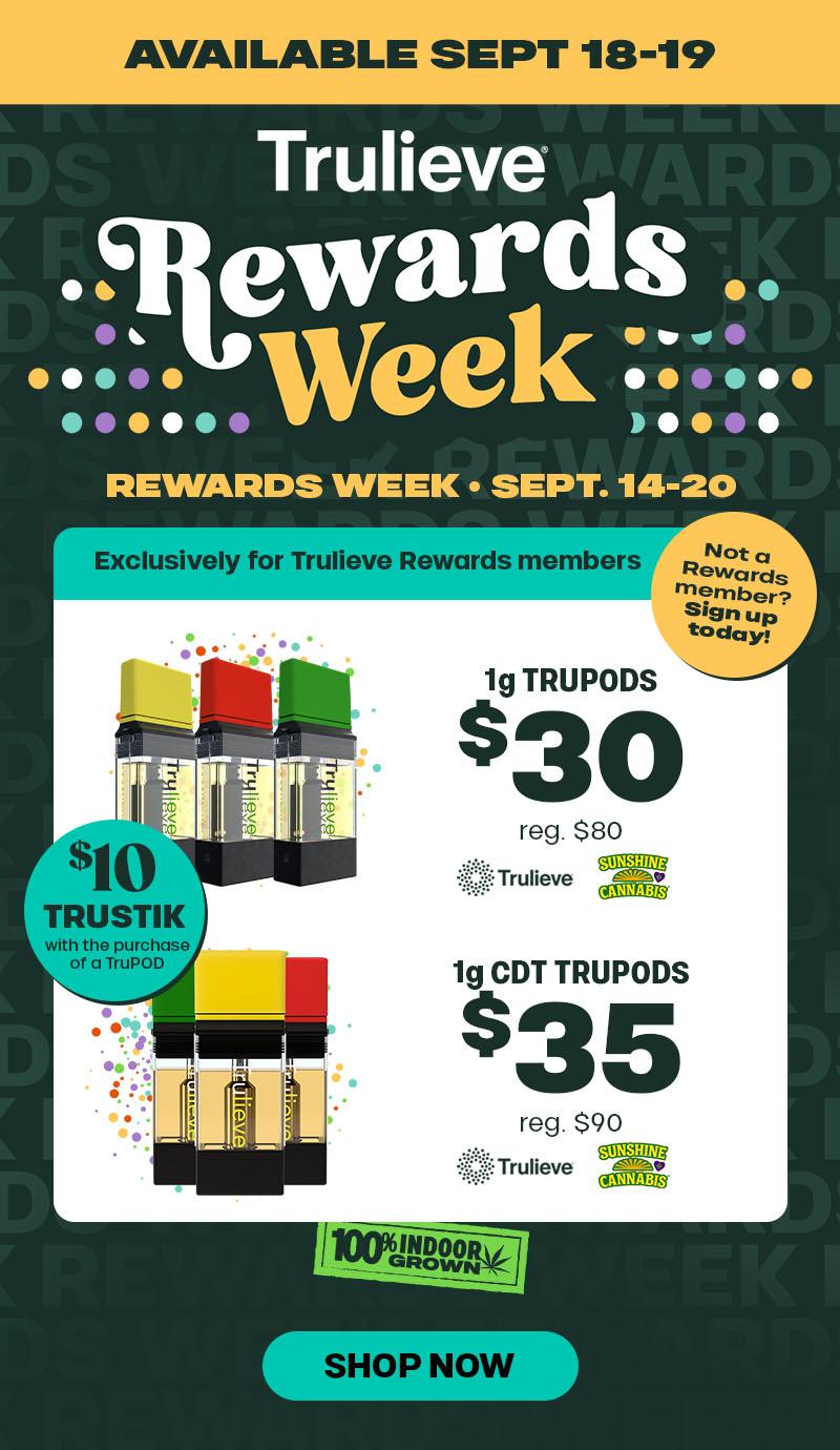 Rewards Week Deals on TruPods